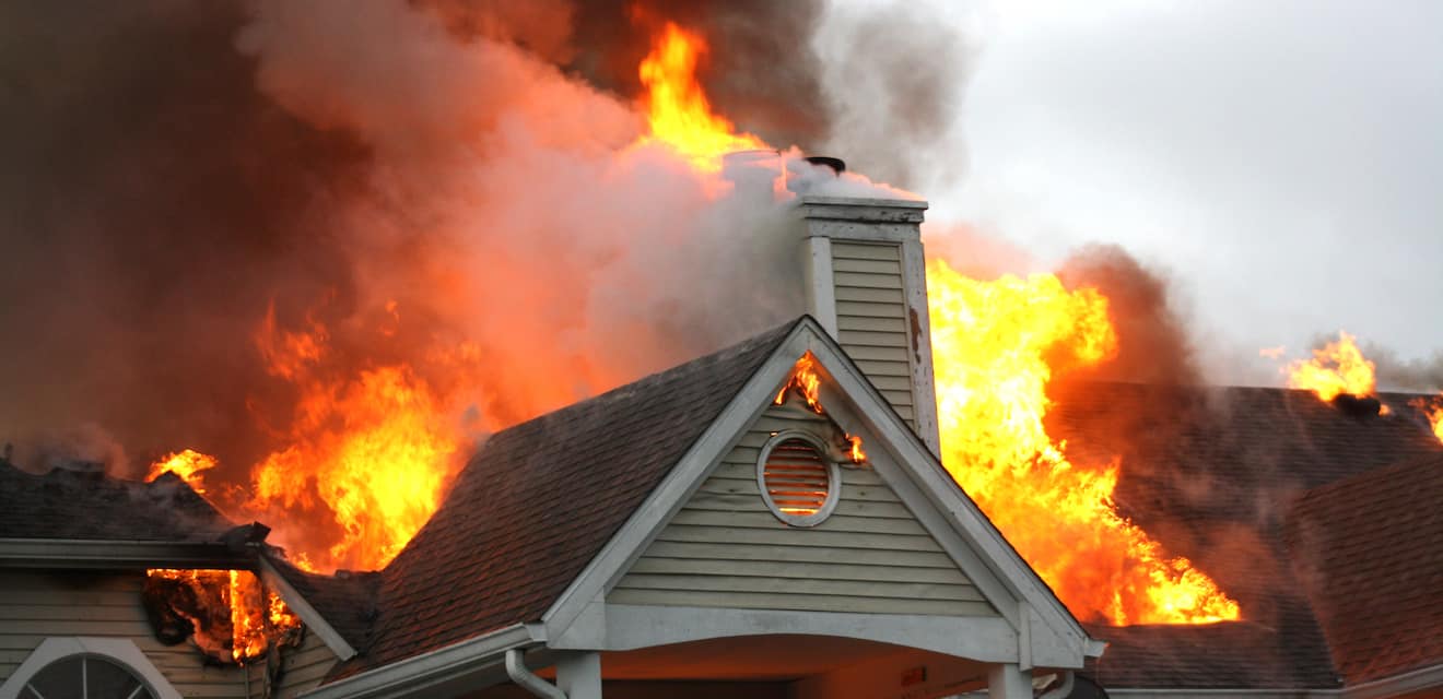 apartment fire
