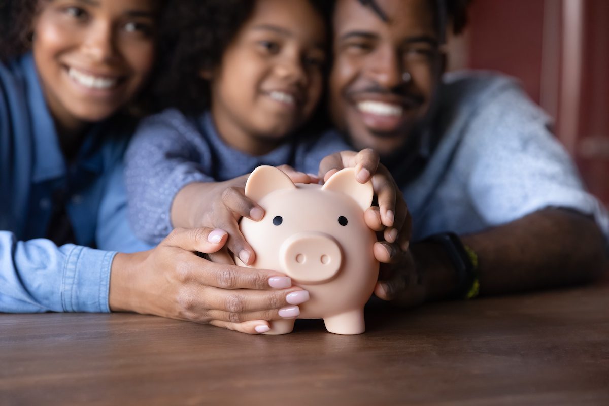 Family saves money with rent control.