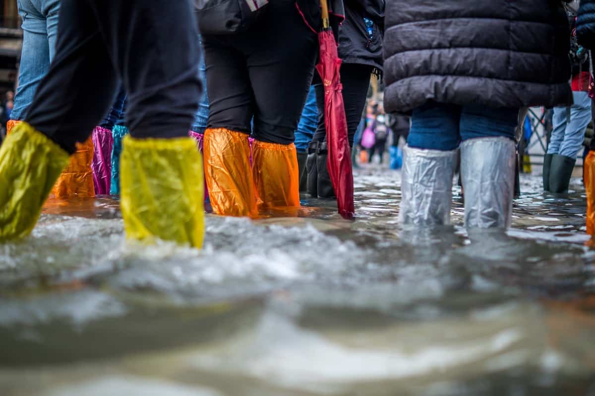 flooded street