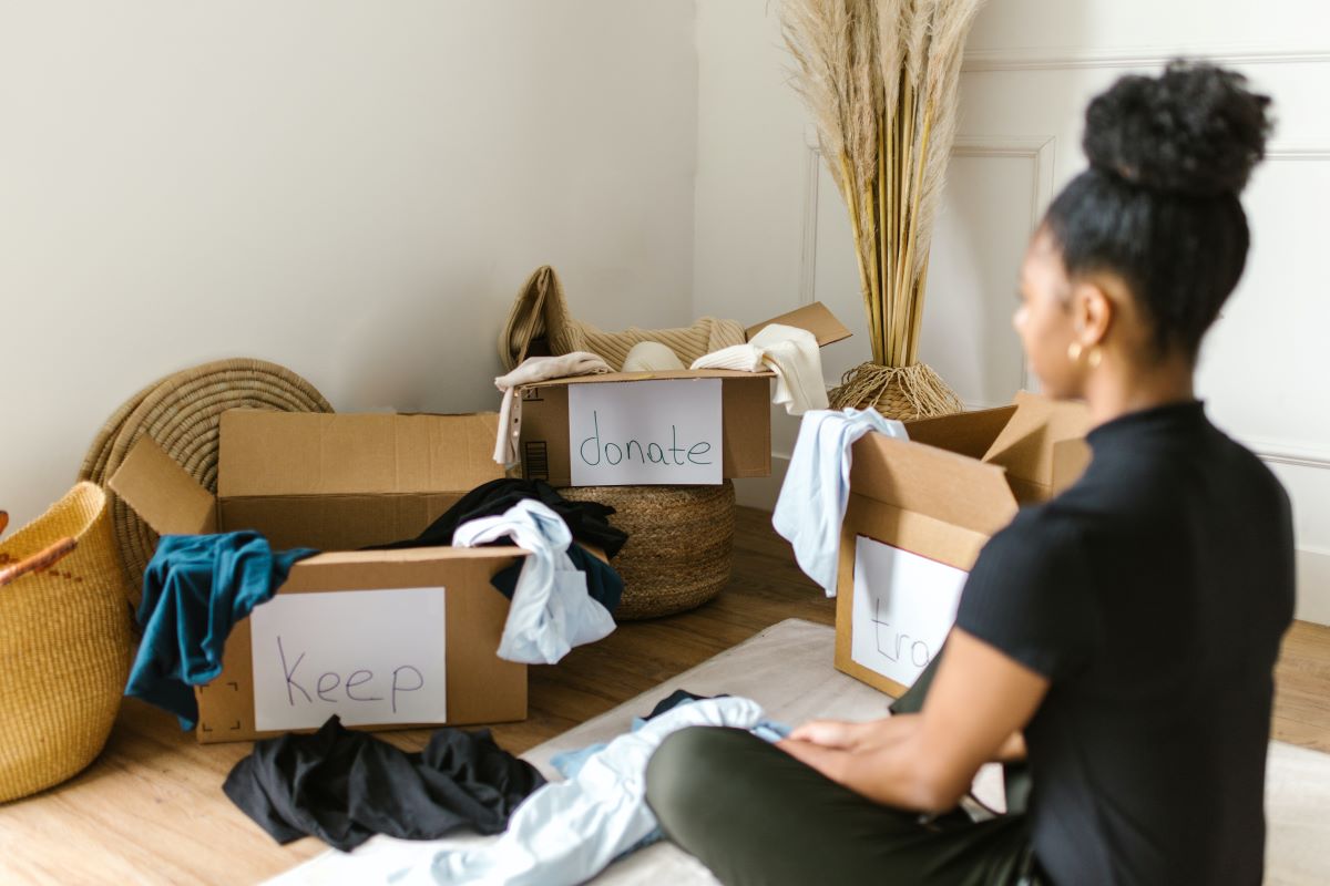 Free up storage space by decluttering and getting more room