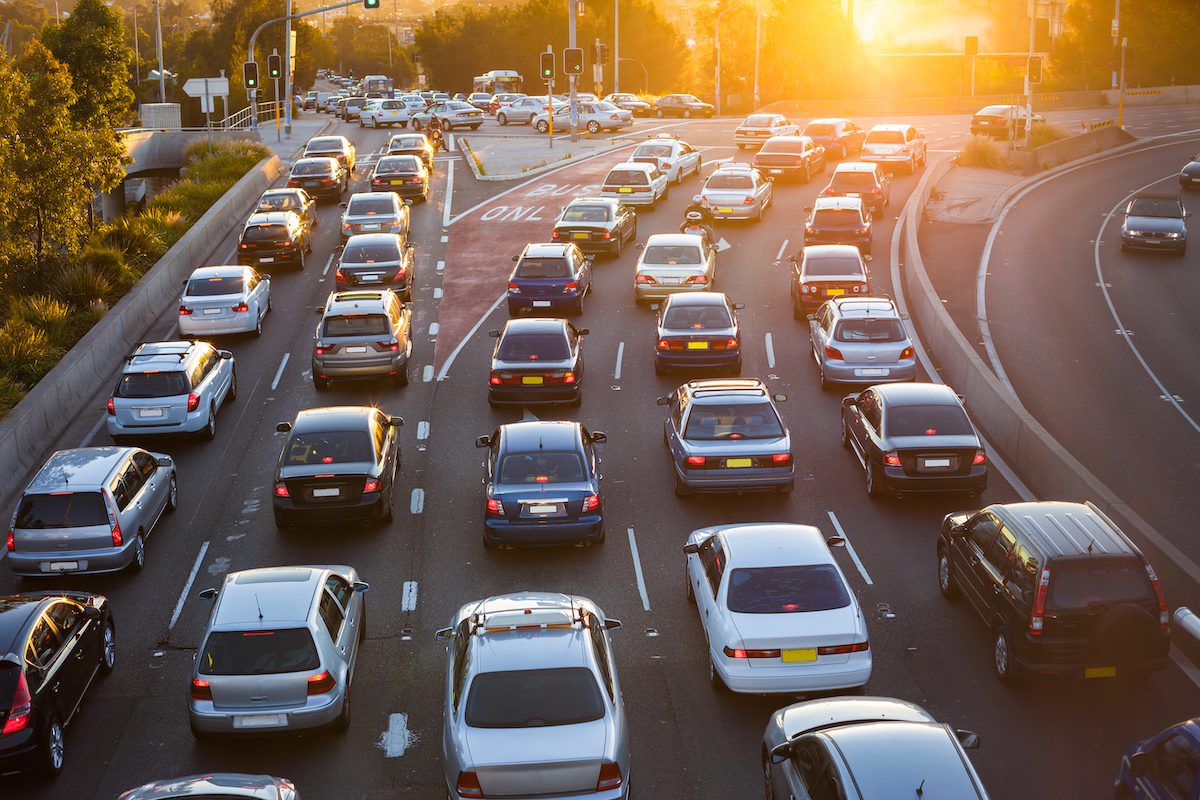 suburban communities tend to deal with traffic that rivals city centers and metropolitan areas due to lack of public transit and job opportunities